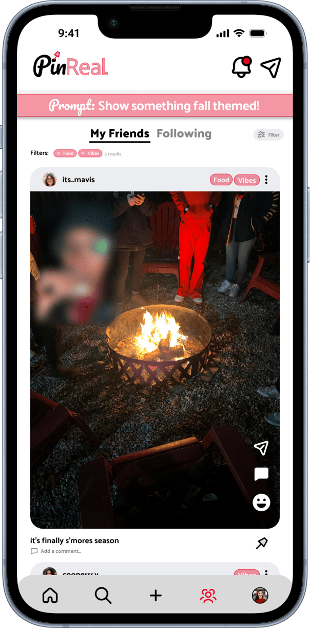 Filters applied to feed