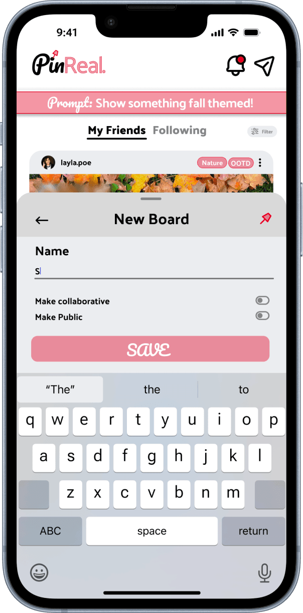 Naming a new board