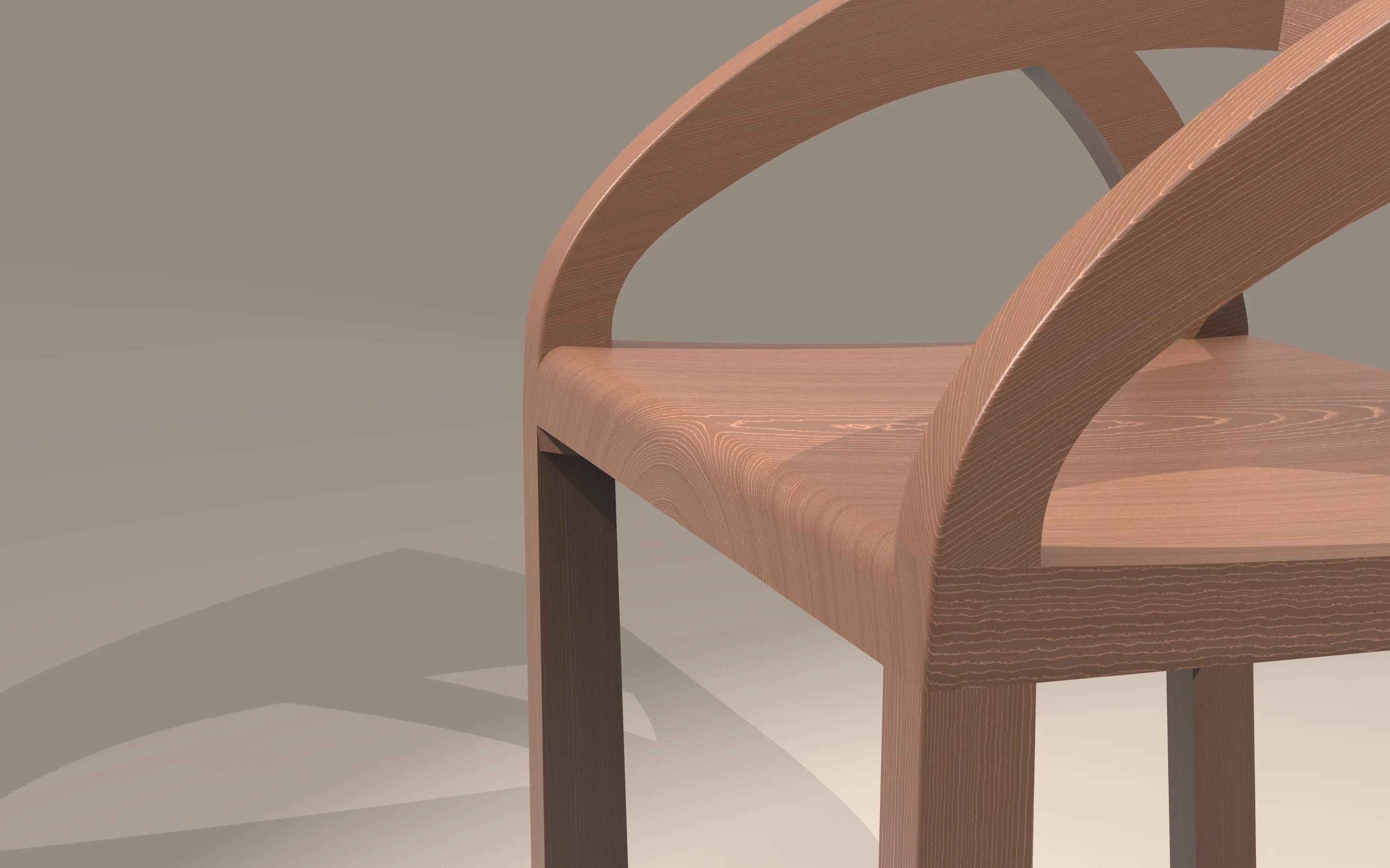 Arco chair render
