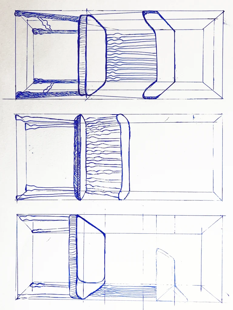 Arco chair sketch