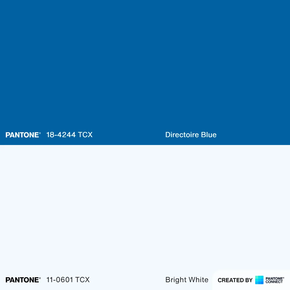 Pantone 18-4244 TCX, Directoire Blue