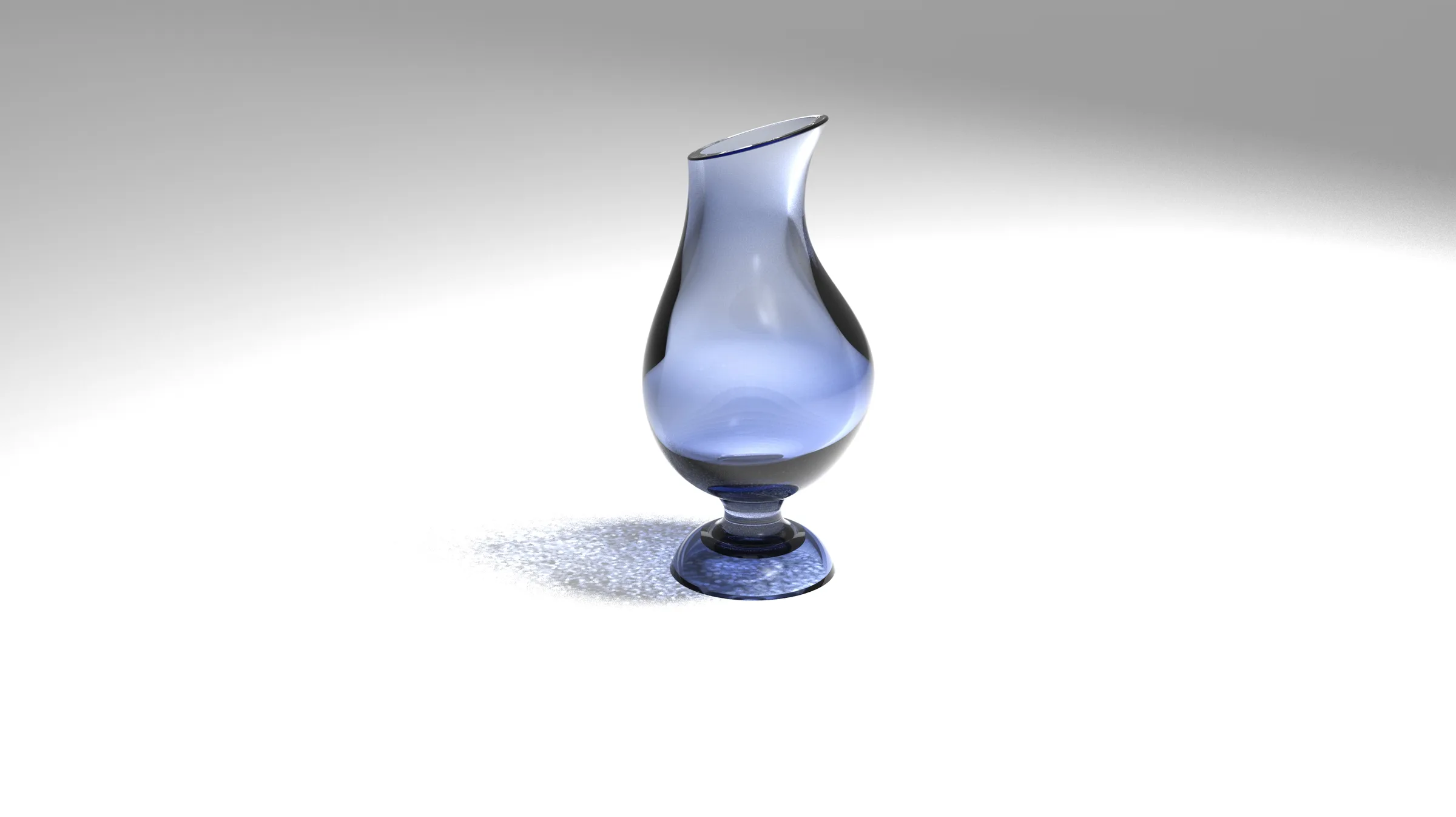 Oblique Vase render, rim detail